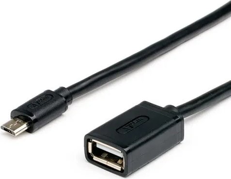 Кабель ATcom AT3792 0.1m USB(Af) - microUSB OTG