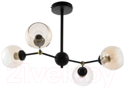 Люстра Aitin-Pro НПБ K147/4 (черный) - фото