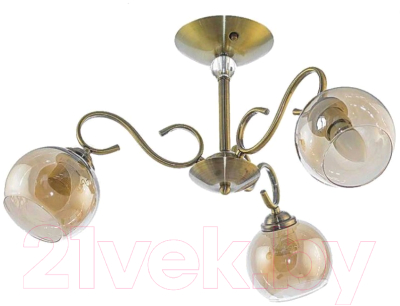 Люстра Aitin-Pro НПБ N3553/3 (бронза) - фото