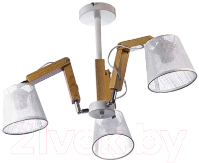 Люстра Aitin-Pro НПБ K133/3 (белый/хром) - фото