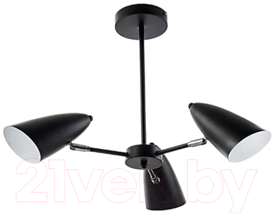 Люстра Aitin-Pro НПБ C893/3 (черный/хром) - фото