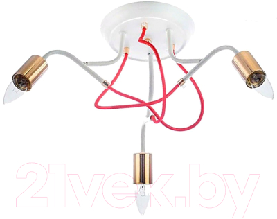 Люстра Aitin-Pro НПБ RH8075/3 (белый/золото) - фото