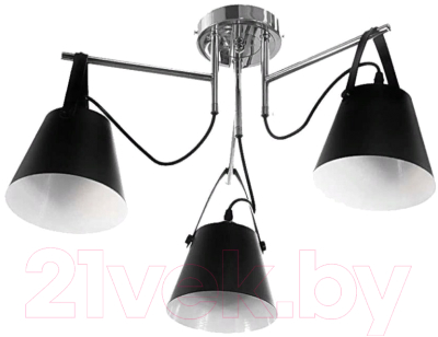 Люстра Aitin-Pro НПБ K119/3 (хром/черный) - фото