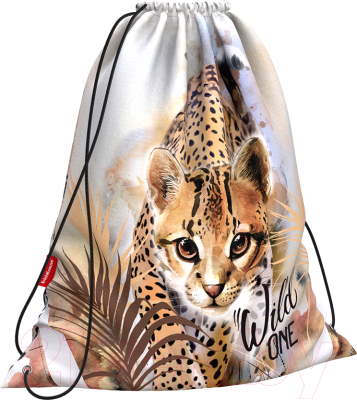 Мешок для обуви Erich Krause Wild Cat / 48440 - фото