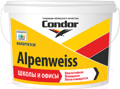 Краска CONDOR Alpenweiss - фото