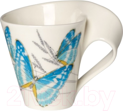 Кружка Villeroy & Boch NewWave Caffe Animals of the World / 10-4192-9100 (Morpho Cypris) - фото