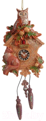Елочная игрушка Erich Krause Decor Часы с кукушкой / 51054 - фото
