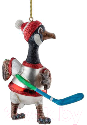 Елочная игрушка Erich Krause Decor Пингвин-хоккеист / 50994 - фото