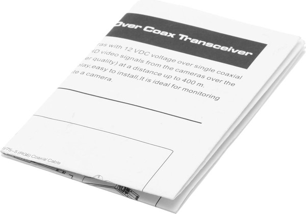 Приемопередатчик видеосигнала Dahua DH-PFM801-4MP