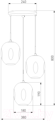 Люстра Евросвет 50195/3