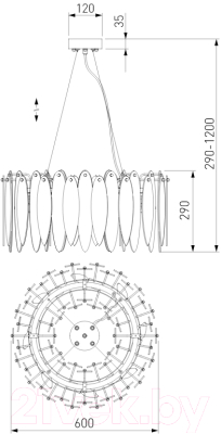 Люстра/потолочный светильник Bogate's 326/8