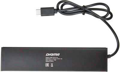 USB-хаб Digma HUB-7U2.0-UC-B