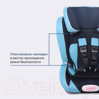 Автокресло Siger Индиго Isofix