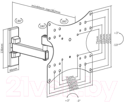 Кронштейн для телевизора Ultramounts UM 877