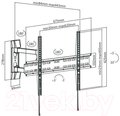Кронштейн для телевизора Ultramounts UM 879