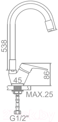 Смеситель Ledeme L4132-1