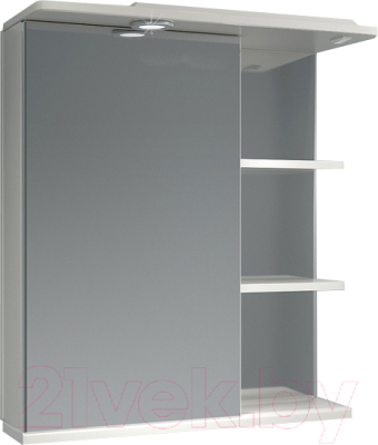 Шкаф с зеркалом для ванной Какса-А Грация 55 L / 462558 - фото