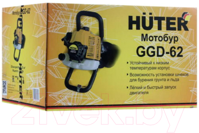 Мотобур земляной Huter GGD-62