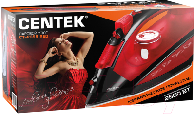 Утюг Centek CT-2355 (красный)