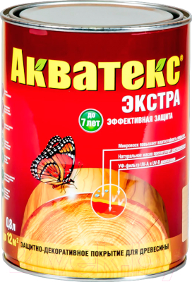 Защитно-декоративный состав Акватекс Экстра - фото
