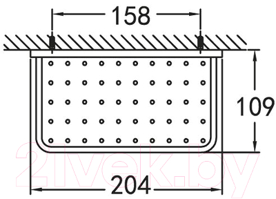 Мыльница Cezares Maxima CZR-F-8919A