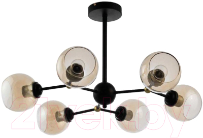 Люстра Aitin-Pro НПБ K147/6 (черный) - фото