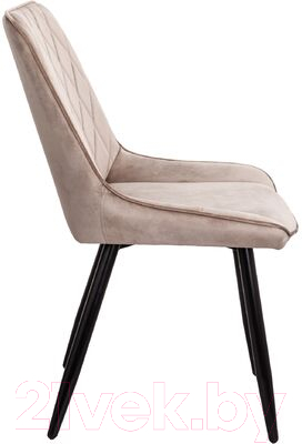 Стул Седия Nika (бежевый велюр HLR-08/черный)
