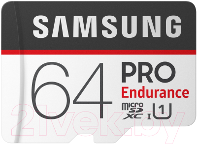 Карта памяти Samsung Pro Endurance microSDXC 64GB + адаптер (MB-MJ64GA)