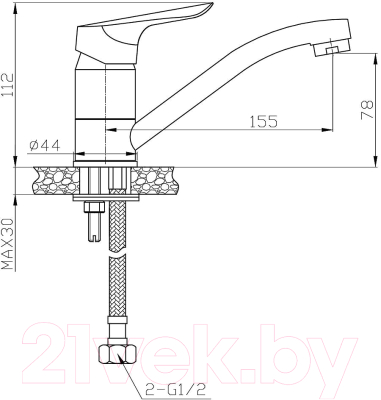 Смеситель Esko Rio 15