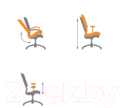 Кресло офисное Chairman 555 LT (TW черный)