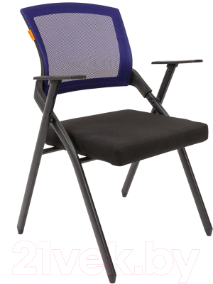 Стул офисный Chairman Nexx (черный/синий) - фото