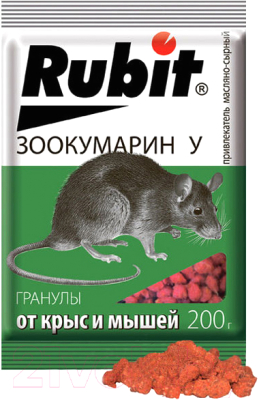 Средство для борьбы с вредителями Rubit Зоокумарин + Сырный - фото