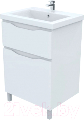 Тумба с умывальником АВН Латтэ 60 / 41.36 (1) - фото