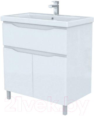Тумба с умывальником АВН Латтэ 80 / 41.39 (1) - фото