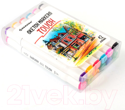 Набор маркеров Darvish Двусторонние / DV-12963-12