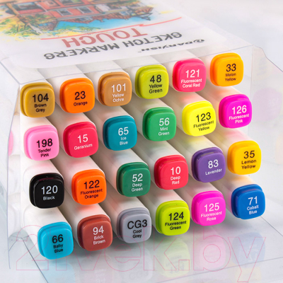 Набор маркеров Darvish Двусторонние / DV-12963-24