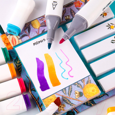 Набор маркеров Darvish Двусторонние / DV-12963-48