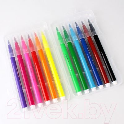 Фломастеры Darvish С мягкой кистью / DV-9930-12