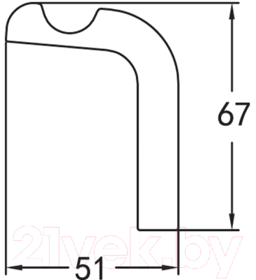 Крючок для ванной Cezares Ultima CZR-F-8933