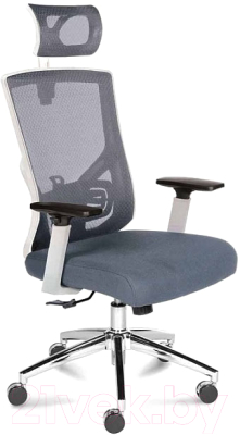Кресло офисное Norden Гарда SL / L-035S-0-10-206 (белый/серый/серый) - фото