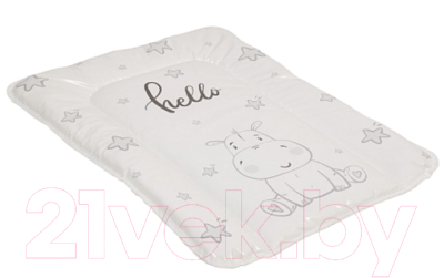 Пеленальный матрас Polini Kids Бегемотик 50x70 / 0002348-3