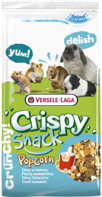 Корм для грызунов Versele-Laga Crispy Snack Popcorn / 461051 (10кг) - фото