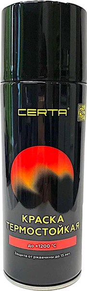 Краска Certa Термостойкая RAL 2004 400°С - фото