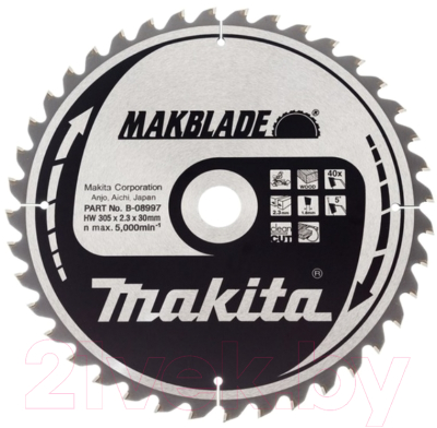 Пильный диск Makita B-29278 - фото