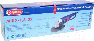 Угловая шлифовальная машина Диолд МШУ-1.8-02 (10041115)