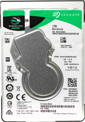 Жесткий диск Seagate Barracuda 1TB (ST1000LM049) - фото