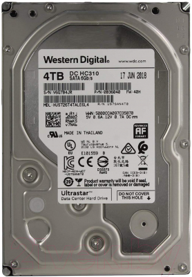 Жесткий диск HGST Ultrastar 7K6 4Tb (HUS726T4TALE6L4) - фото