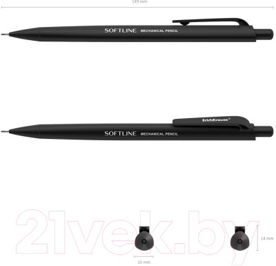 Механический карандаш Erich Krause SoftLine / 48181