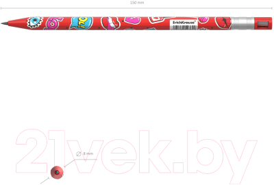 Механический карандаш Erich Krause Sweet love / 50764