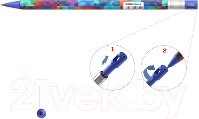 Механический карандаш Erich Krause Patchwork / 50831